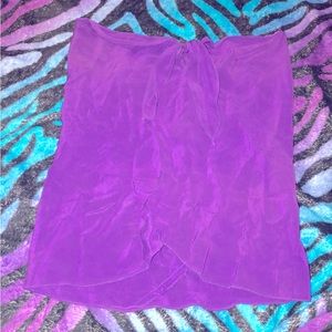 Hiroko silk strapless top